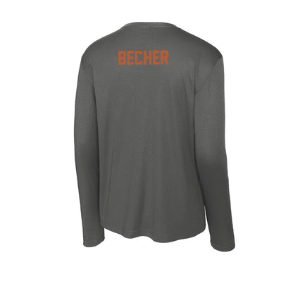 Texas - NCAA Women's Rowing : Paula Becher - Activewear Long Sleeve T-Shirt-1