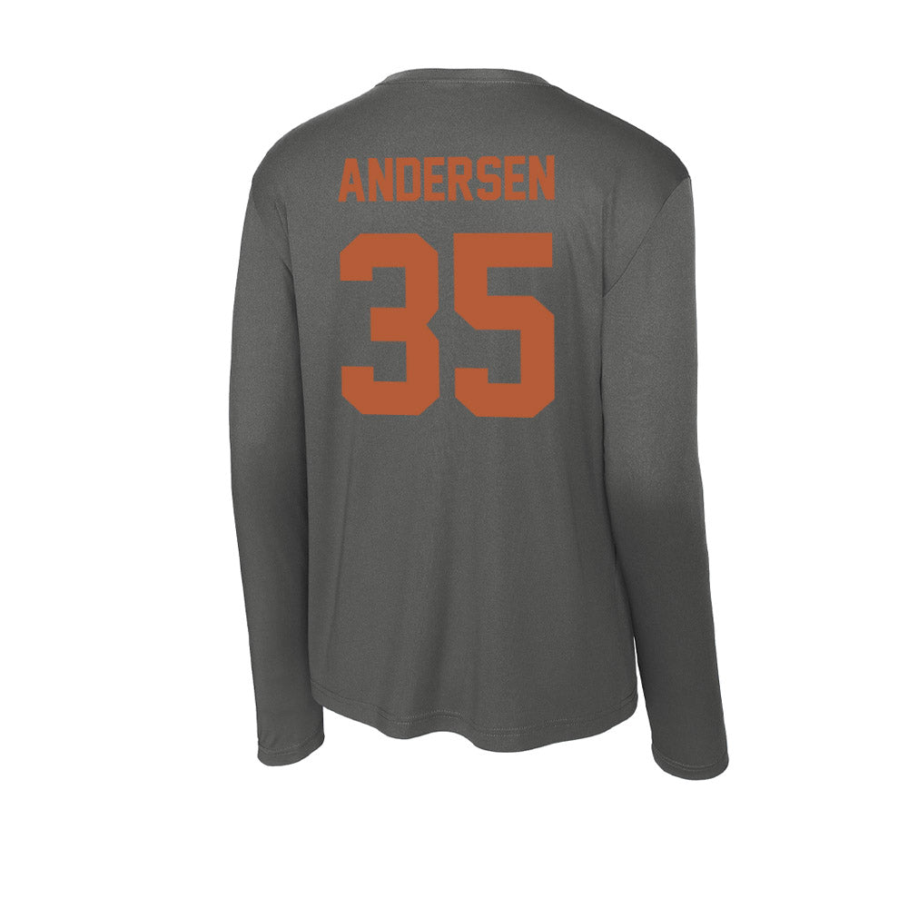Texas - NCAA Football : Rett Andersen - Classic Shersey Activewear Long Sleeve T-Shirt-1