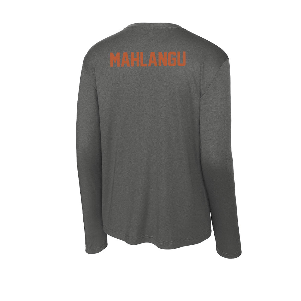 Texas - NCAA Men's Track & Field : Sihle Mahlangu - Activewear Long Sleeve T-Shirt-1