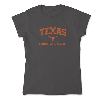 Texas - NCAA Women's Swimming & Diving : Ella Myers - Soft Style Women’s T-Shirt-0