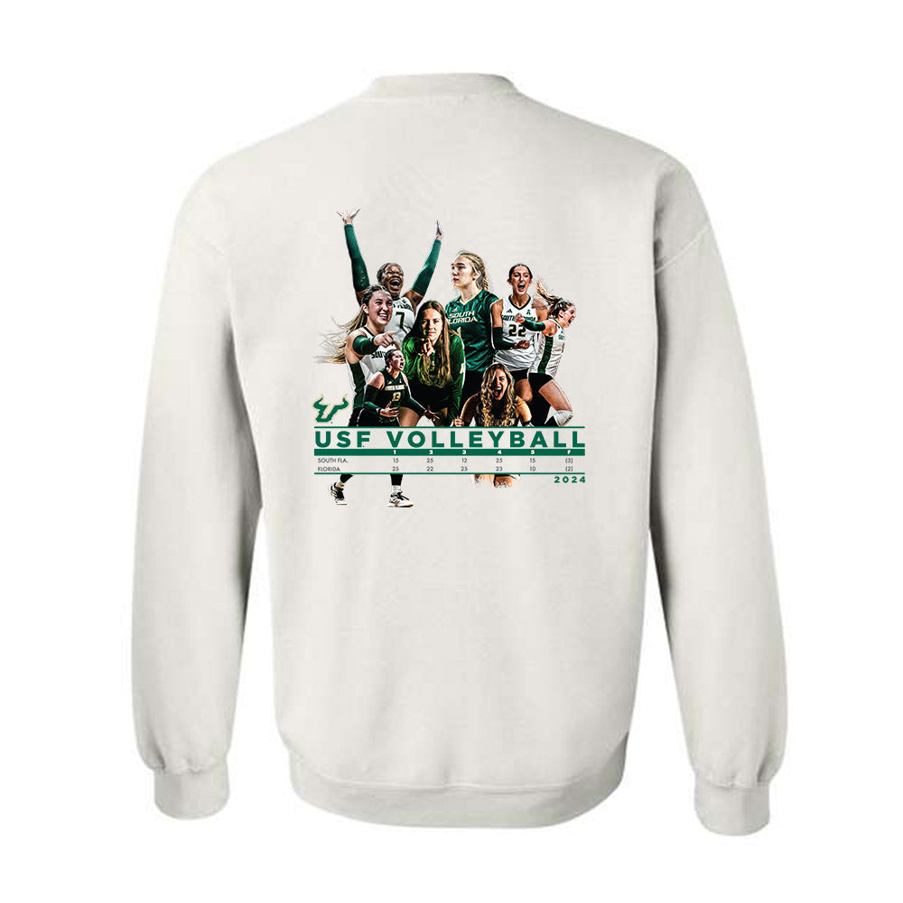 USF - NCAA Women's Volleyball : Highest Ranked Win Crewneck Sweatshirt