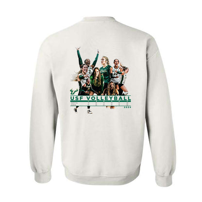 USF - NCAA Women's Volleyball : Highest Ranked Win Crewneck Sweatshirt