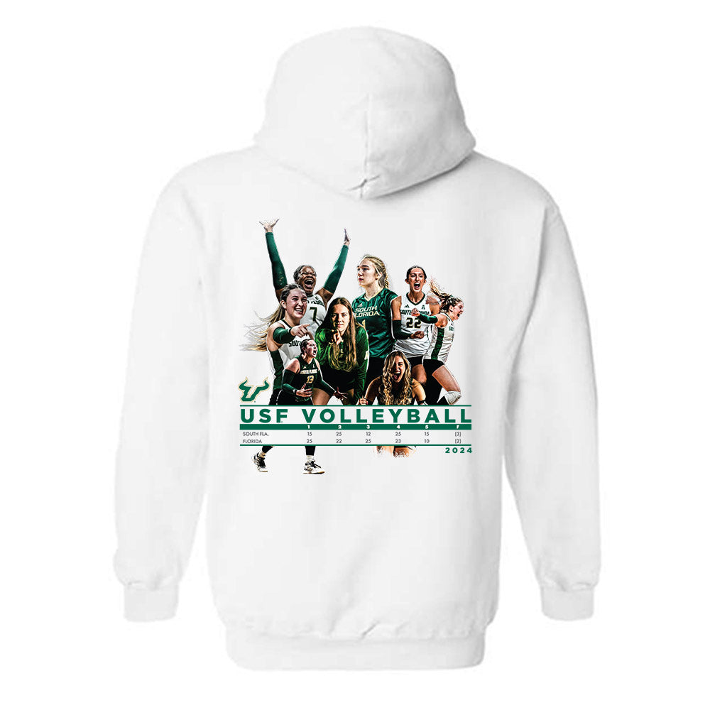 USF - NCAA Women's Volleyball : Highest Ranked Win Hooded Sweatshirt