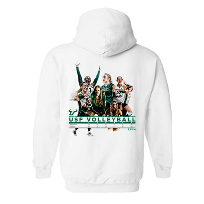 USF - NCAA Women's Volleyball : Highest Ranked Win Hooded Sweatshirt