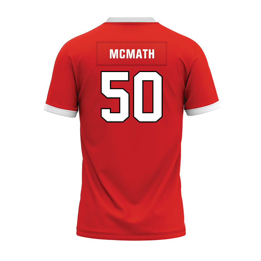 Texas Tech - NCAA Football : Patrick McMath - Football Jersey-1