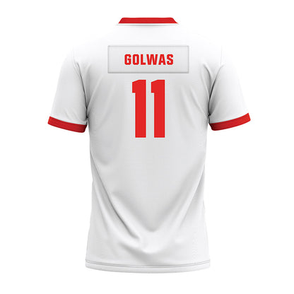 Texas Tech - NCAA Football : Brock Golwas - Premium Football Jersey-1