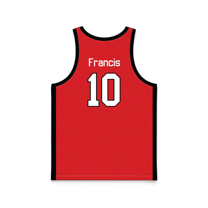 Texas Tech - NCAA Men's Basketball : Jack Francis - Basketball Jersey