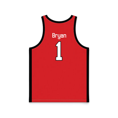 Texas Tech - NCAA Men's Basketball : Tyeree Bryan - Basketball Jersey-1