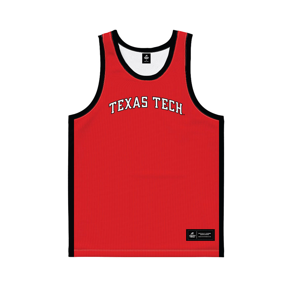 Texas Tech - NCAA Men's Basketball : Vincent Davis - Basketball Jersey-0
