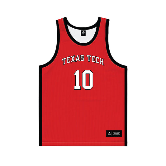 Texas Tech - NCAA Men's Basketball : Jack Francis - Basketball Jersey