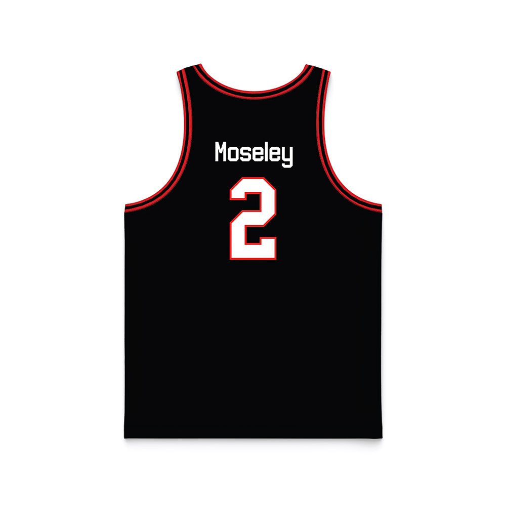 Texas Tech - NCAA Men's Basketball : Josiah Moseley - Basketball Jersey-1