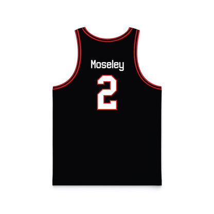 Texas Tech - NCAA Men's Basketball : Josiah Moseley - Basketball Jersey-1