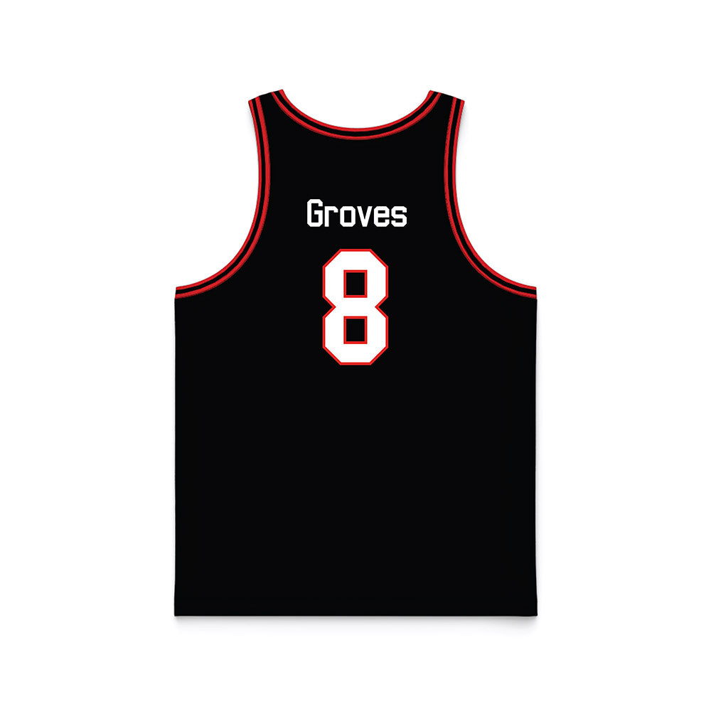 Texas Tech - NCAA Men's Basketball : Nolan Groves - Basketball Jersey-1
