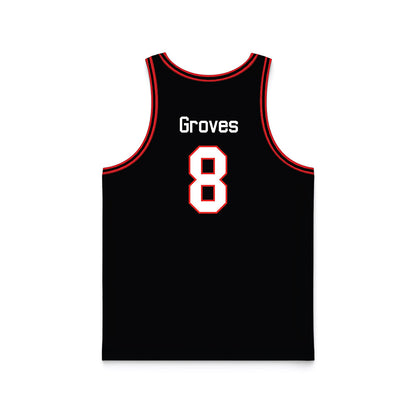 Texas Tech - NCAA Men's Basketball : Nolan Groves - Basketball Jersey-1