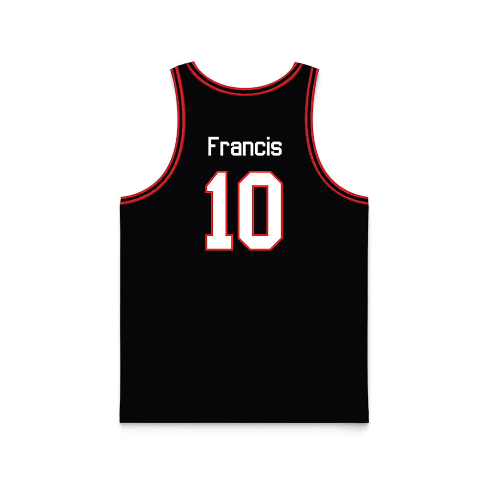Texas Tech - NCAA Men's Basketball : Jack Francis Francis - Basketball Jersey-1