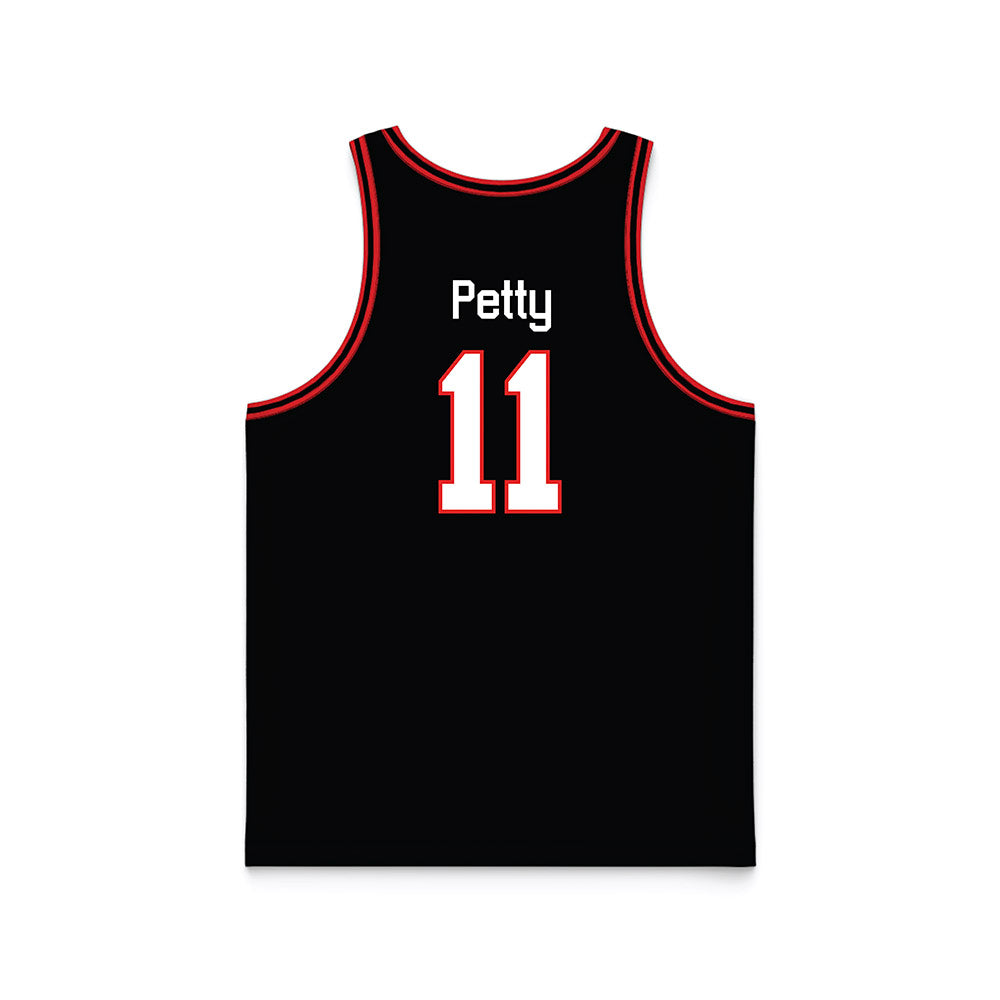 Texas Tech - NCAA Men's Basketball : Jaylen Petty - Basketball Jersey-1