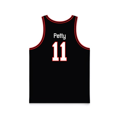 Texas Tech - NCAA Men's Basketball : Jaylen Petty - Basketball Jersey-1