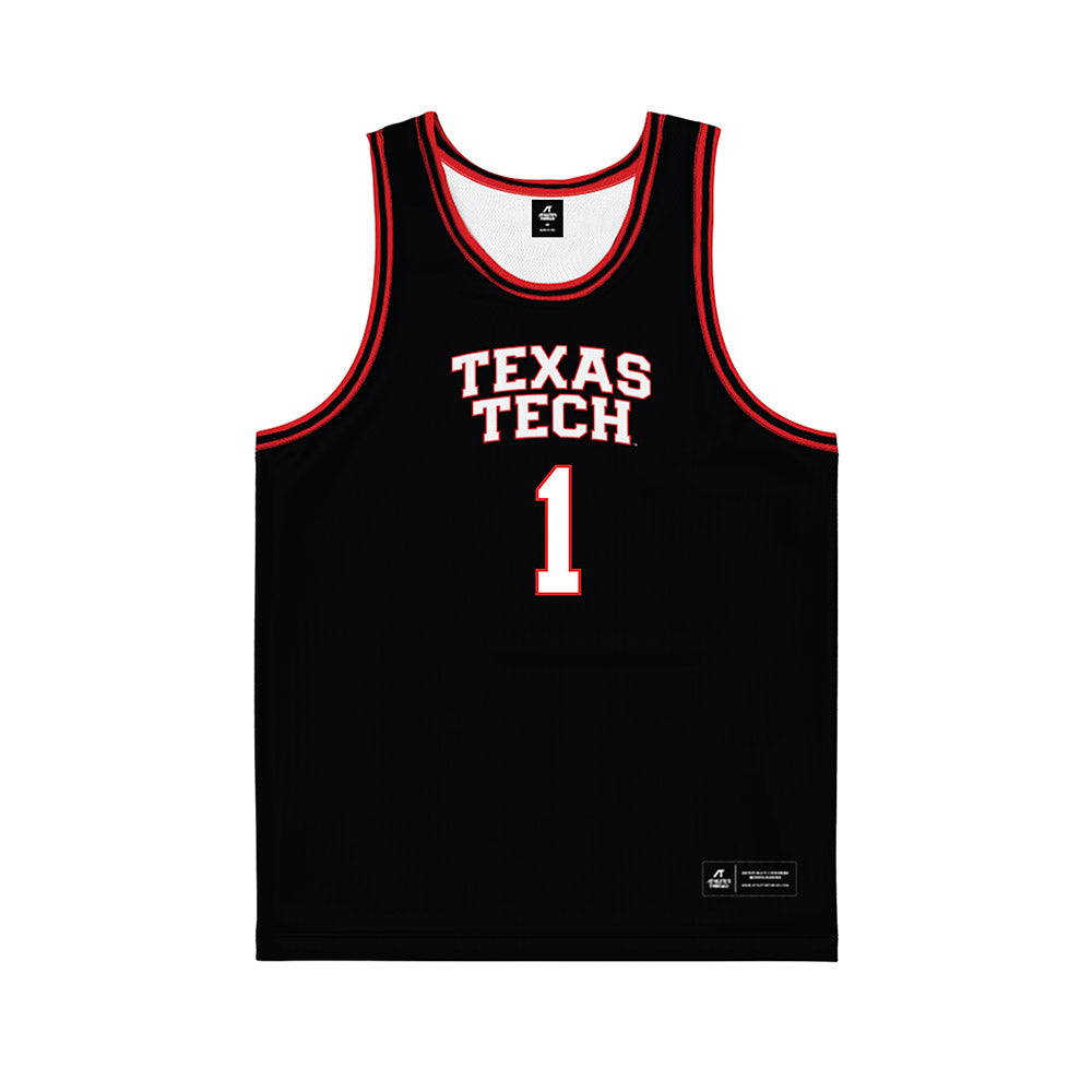 Texas Tech - NCAA Men's Basketball : Tyeree Bryan - Basketball Jersey-0