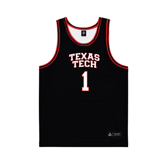Texas Tech - NCAA Men's Basketball : Tyeree Bryan - Basketball Jersey-0