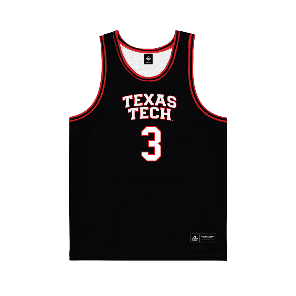 Texas Tech - NCAA Men's Basketball : Lejuan Watts - Basketball Jersey-0
