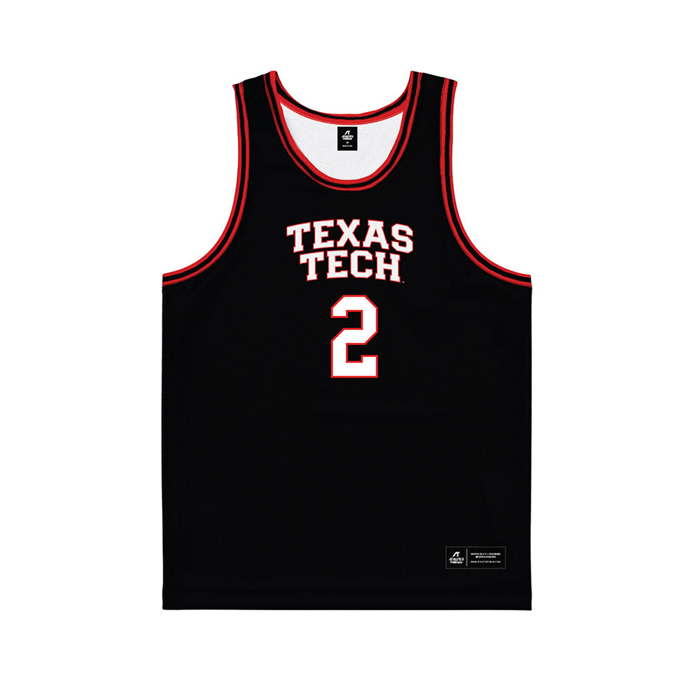 Texas Tech - NCAA Men's Basketball : Josiah Moseley - Basketball Jersey-0
