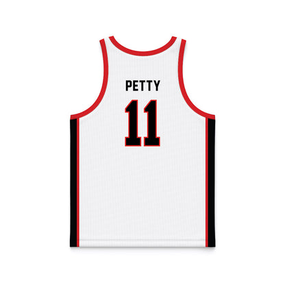 Texas Tech - NCAA Men's Basketball : Jaylen Petty - Basketball Jersey-1