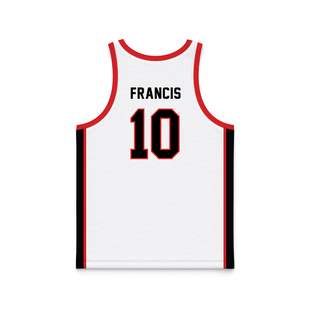 Texas Tech - NCAA Men's Basketball : Jack Francis Francis - Basketball Jersey-1