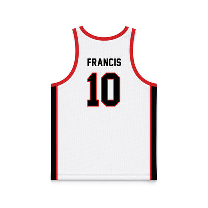 Texas Tech - NCAA Men's Basketball : Jack Francis Francis - Basketball Jersey-1