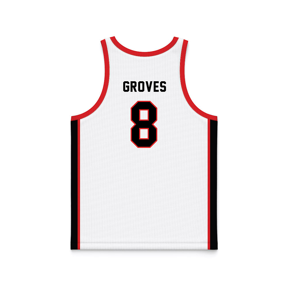 Texas Tech - NCAA Men's Basketball : Nolan Groves - Basketball Jersey-1