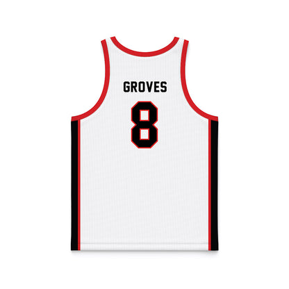 Texas Tech - NCAA Men's Basketball : Nolan Groves - Basketball Jersey-1