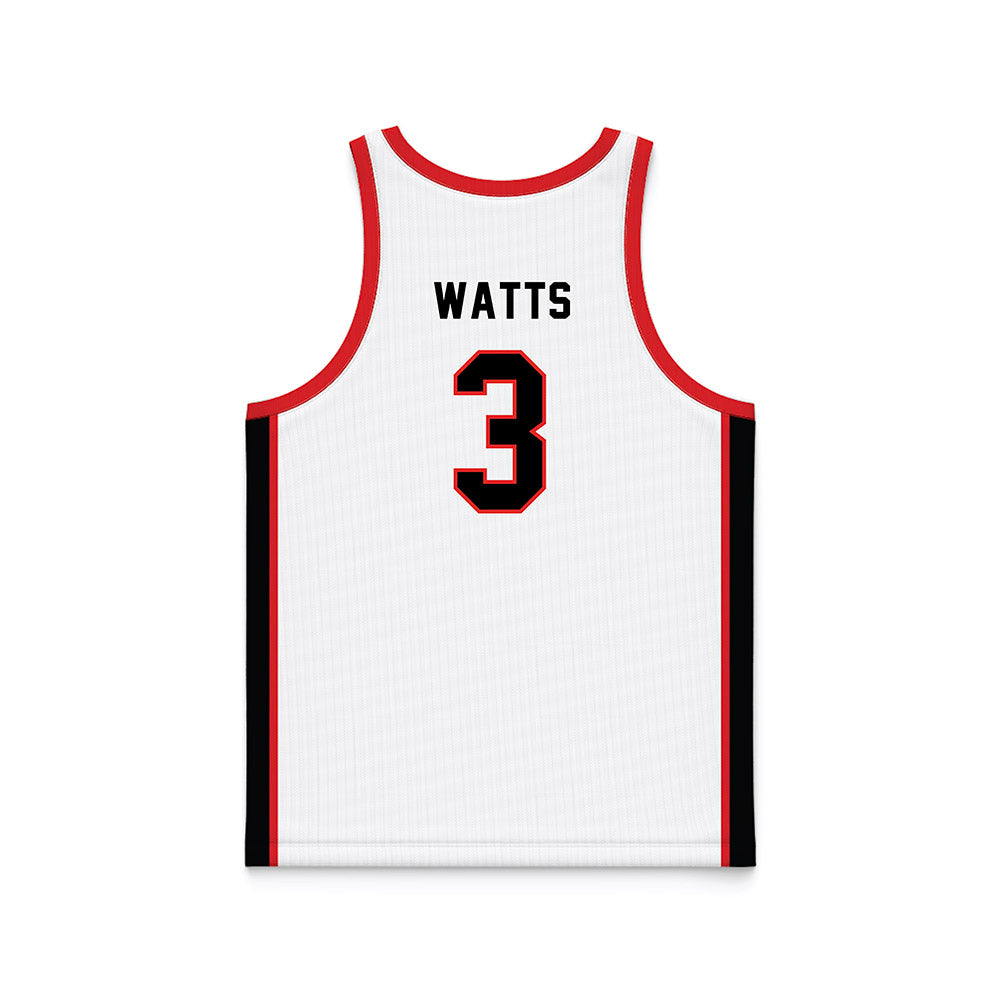 Texas Tech - NCAA Men's Basketball : Lejuan Watts - Basketball Jersey-1