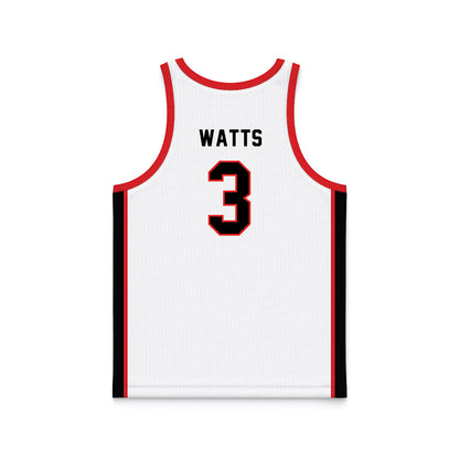 Texas Tech - NCAA Men's Basketball : Lejuan Watts - Basketball Jersey-1