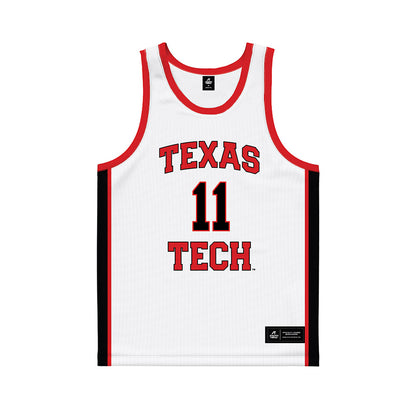 Texas Tech - NCAA Men's Basketball : Jaylen Petty - Basketball Jersey-0
