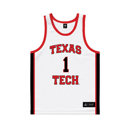 Texas Tech - NCAA Men's Basketball : Tyeree Bryan - Basketball Jersey-0