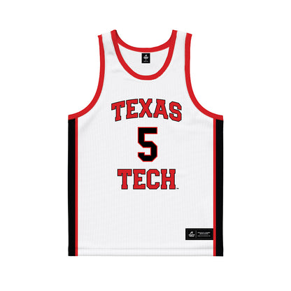 Texas Tech - NCAA Men's Basketball : Darrion Williams - Basketball Jersey-0
