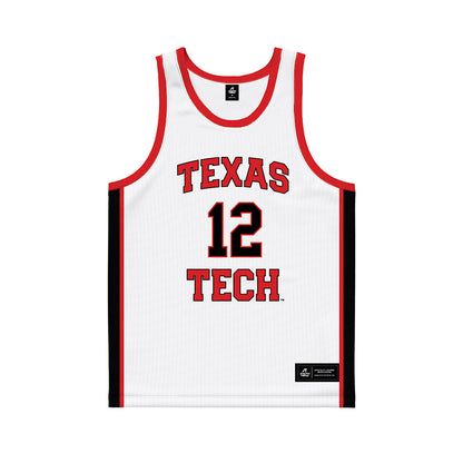Texas Tech - NCAA Men's Basketball : Donovan Atwell - Basketball Jersey-0