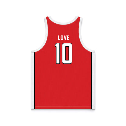Texas Tech - NCAA Women's Basketball : Sidney Love - Basketball Jersey-1