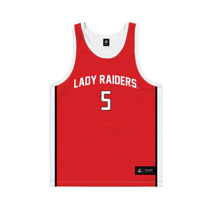 Texas Tech - NCAA Women's Basketball : Denae Fritz - Basketball Jersey-0