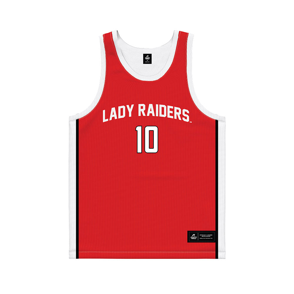 Texas Tech - NCAA Women's Basketball : Sidney Love - Basketball Jersey-0