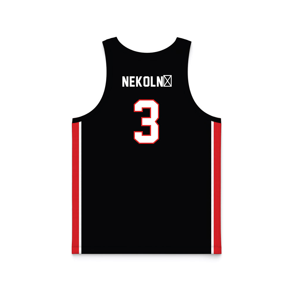 Texas Tech - NCAA Women's Basketball : Julie Nekoln� - Basketball Jersey-1