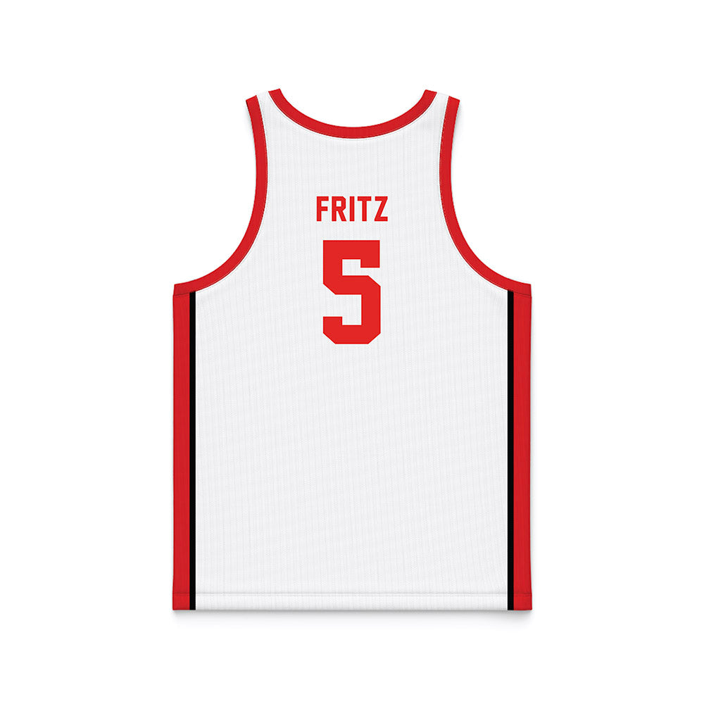 Texas Tech - NCAA Women's Basketball : Denae Fritz - Basketball Jersey-1
