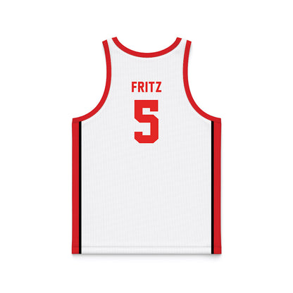 Texas Tech - NCAA Women's Basketball : Denae Fritz - Basketball Jersey-1