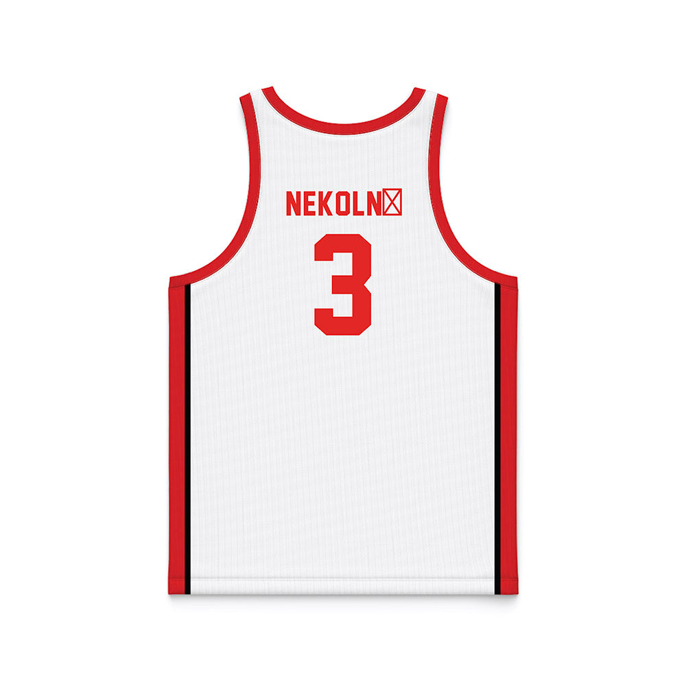 Texas Tech - NCAA Women's Basketball : Julie Nekoln� - Basketball Jersey-1