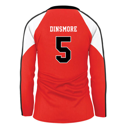 Texas Tech - NCAA Women's Volleyball : Elia Dinsmore - Volleyball Jersey-1