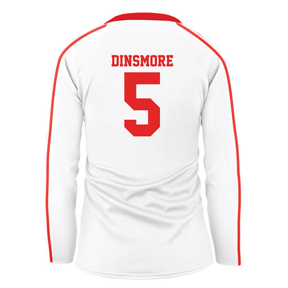 Texas Tech - NCAA Women's Volleyball : Elia Dinsmore - Volleyball Jersey-1