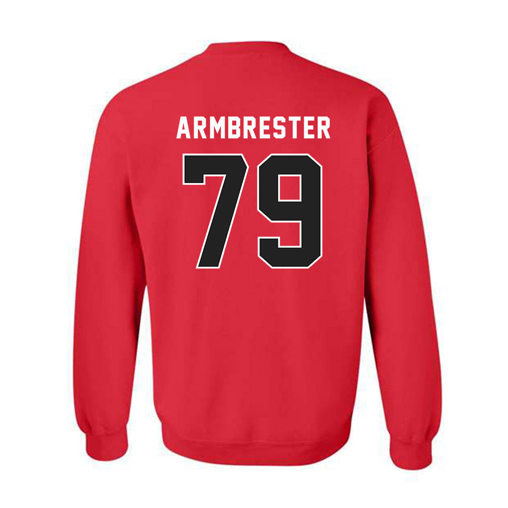 NWOSU - NCAA Men's Basketball : Robbie Armbrester - Classic Shersey Crewneck Sweatshirt-1