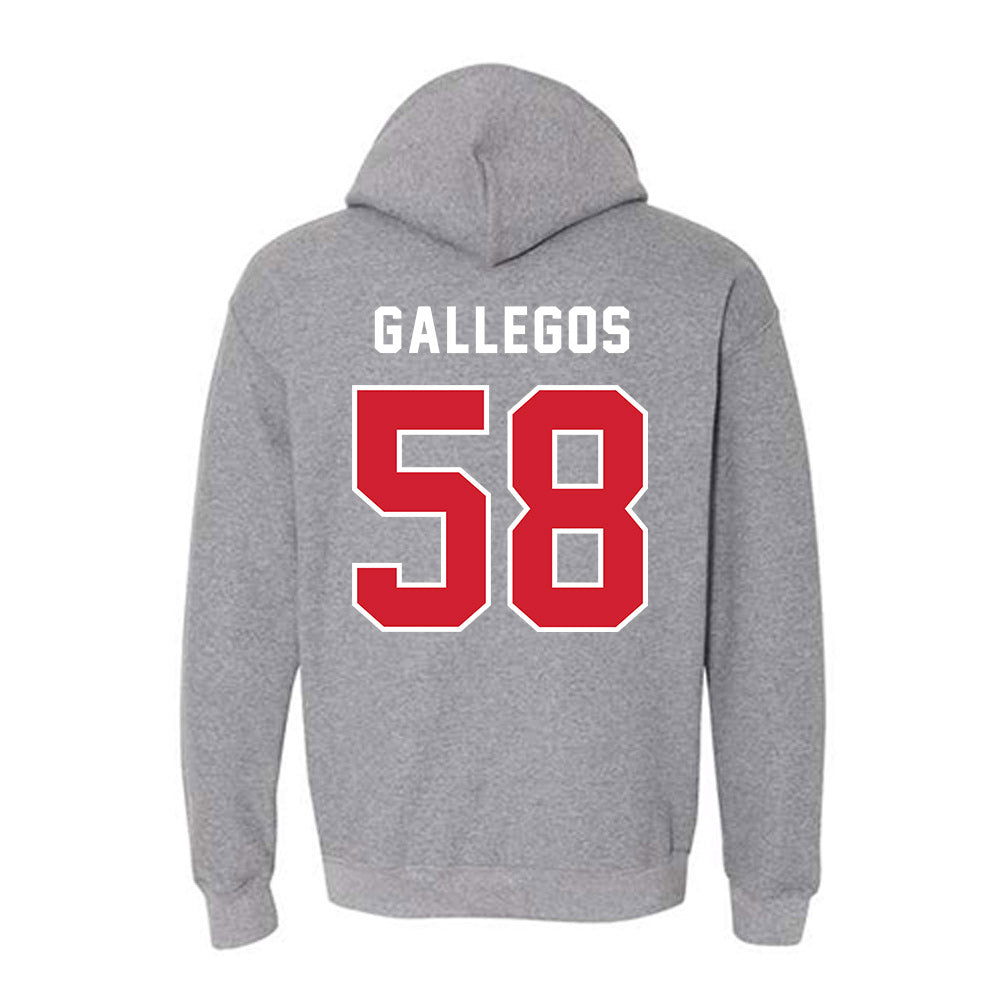 NWOSU - NCAA Football : Ivan Gallegos - Classic Shersey Hooded Sweatshirt-1