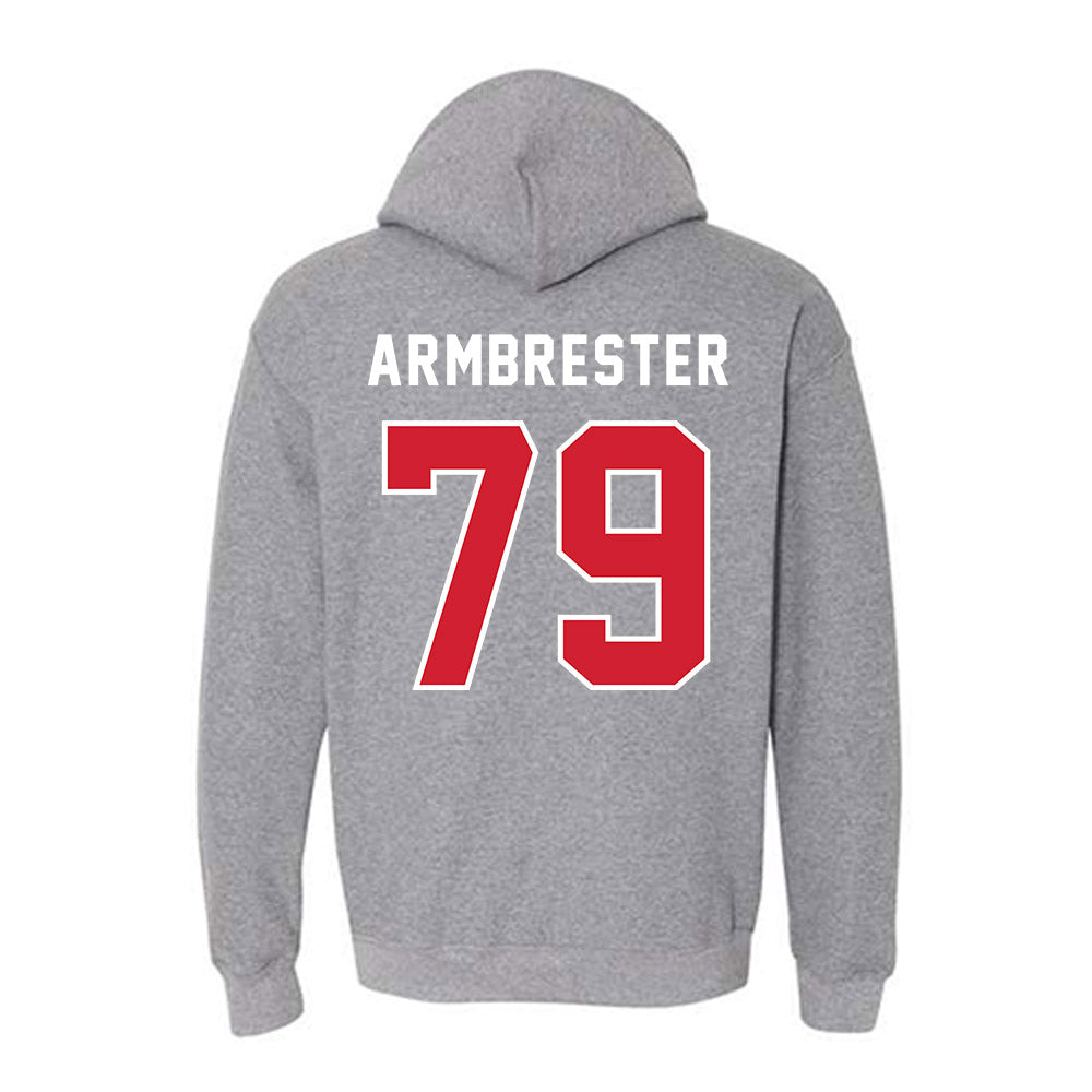 NWOSU - NCAA Men's Basketball : Robbie Armbrester - Classic Shersey Hooded Sweatshirt-1