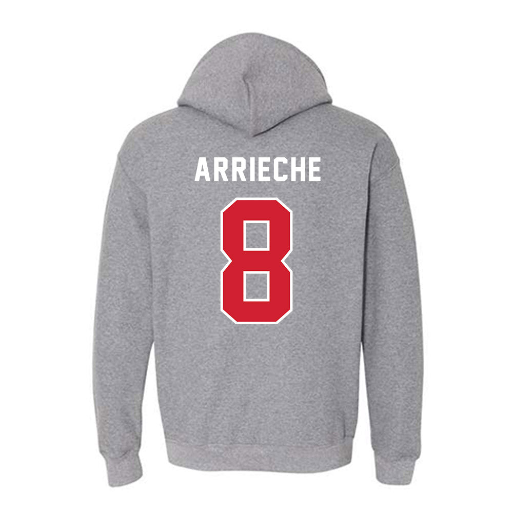 NWOSU - NCAA Baseball : Isaac Arrieche - Classic Shersey Hooded Sweatshirt-1