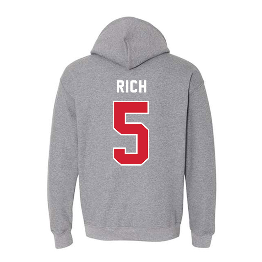 NWOSU - NCAA Women's Basketball : Mattie Rich - Classic Shersey Hooded Sweatshirt-1